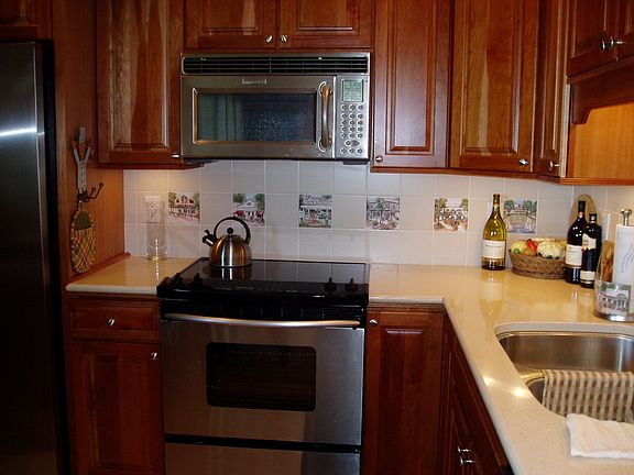 Custom kitchen with custom tiles