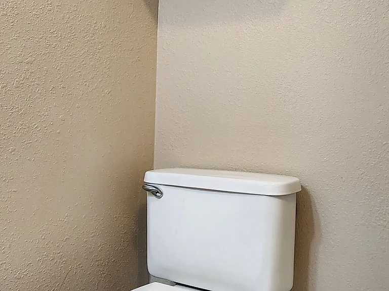 Toilet with overhead Cabinet