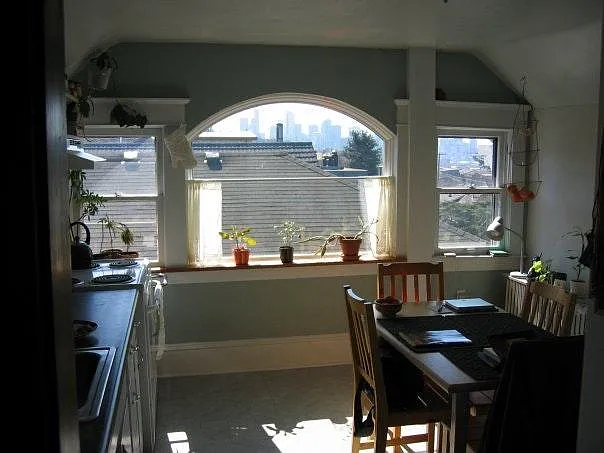 View from kitchen to downtown