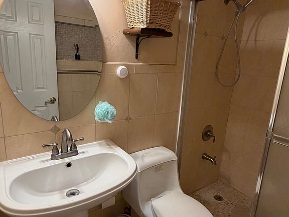 Bathroom with a shower