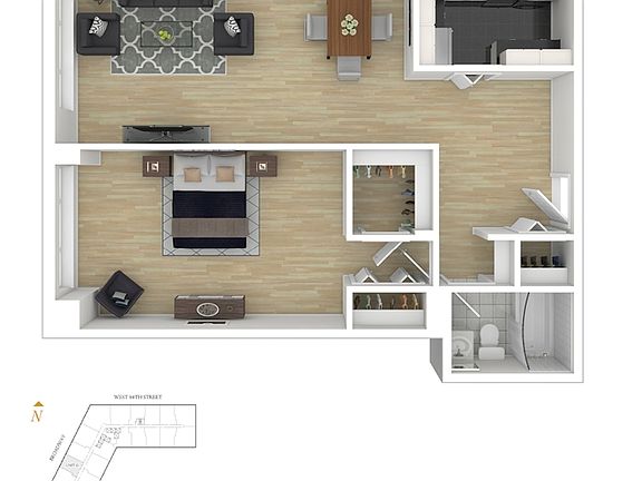 3rd image of 20 W 64th St APT 35G