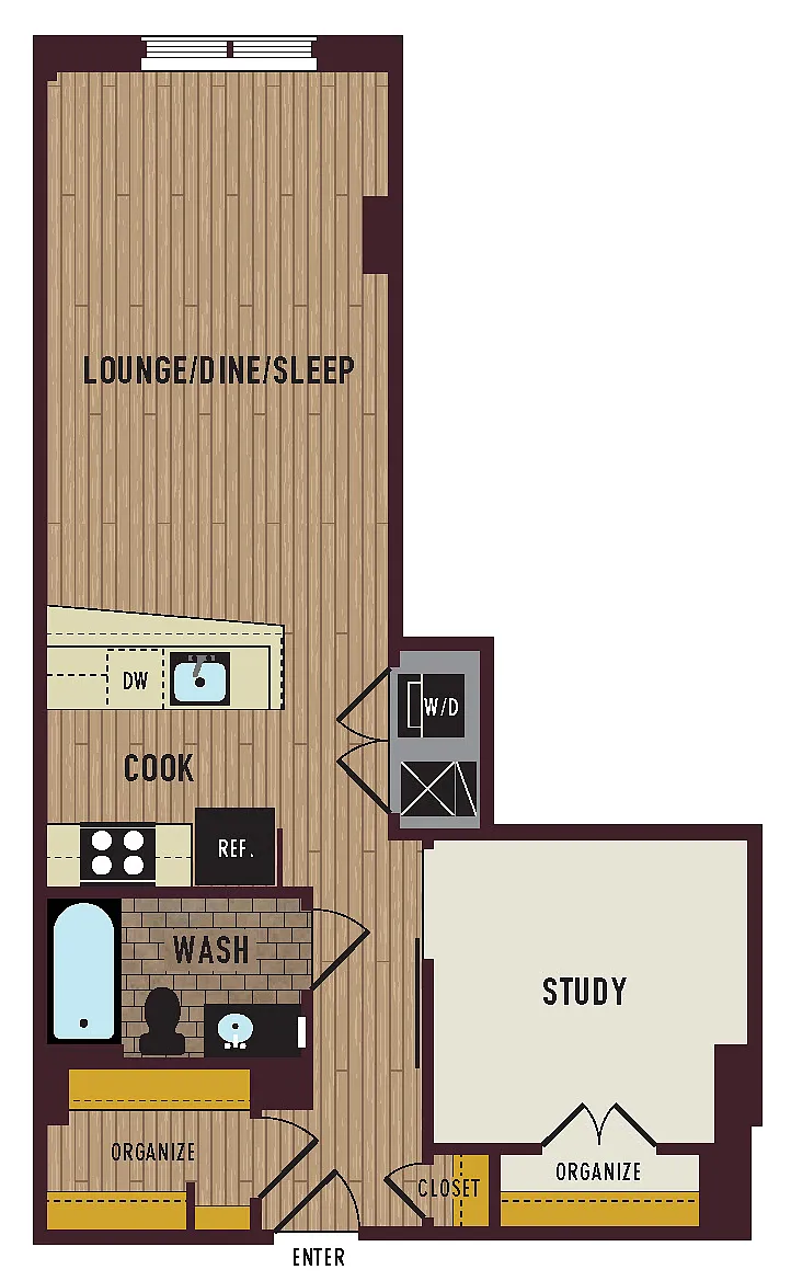 Floor plan SD4 + Den
