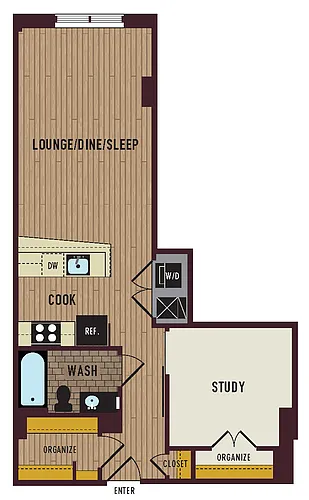 Floor plan SD4 + Den