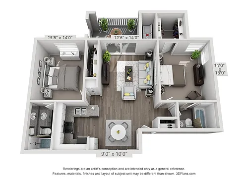 Floor plan B2