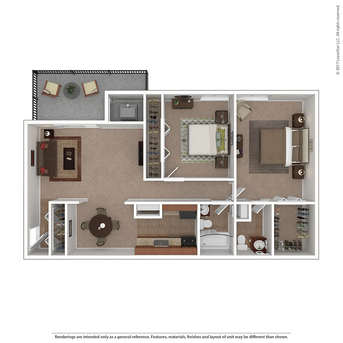 Floor plan 2 Bed 1.5 Bath