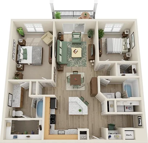 Floor plan The Berkley