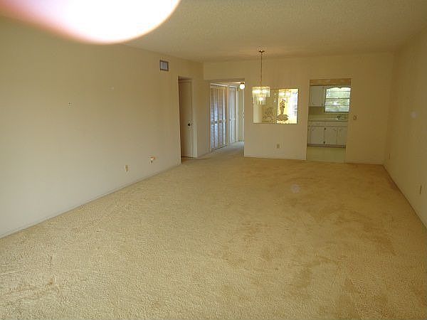 Living Area looking to kitchen
