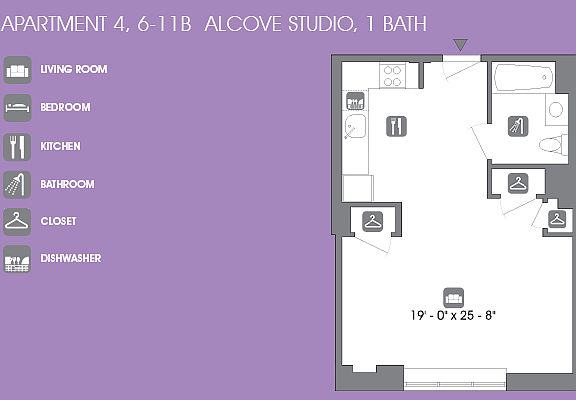 2nd image of 260 W 26th St APT 11B