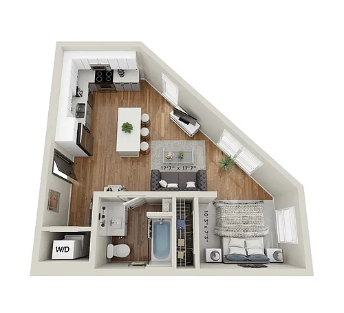 Floor plan Wright