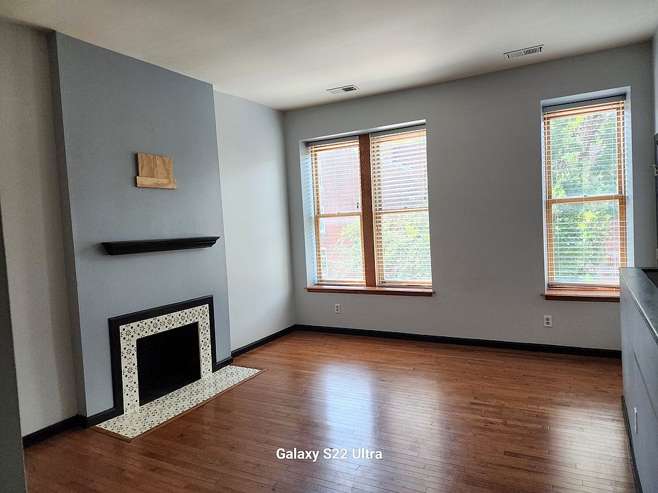 Living room with windows