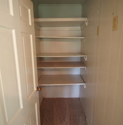 Closet off the entry area.