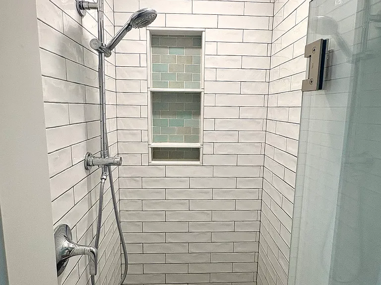 Downstairs bath shower