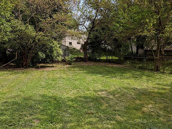 large fenced in backyard