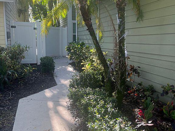 Walk way to house entrance