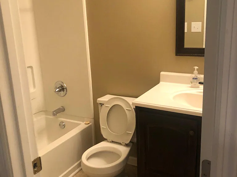 hallway bathroom