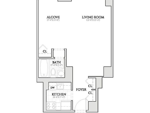 2nd image of 124 W 60th St APT 39G