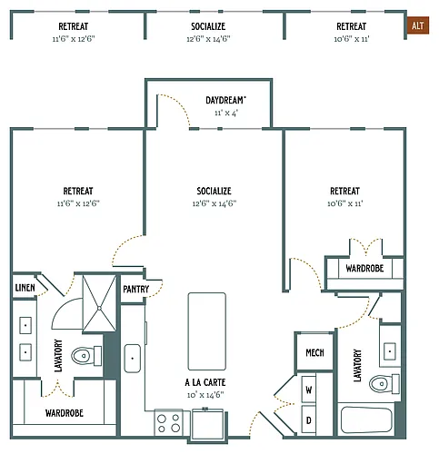 Floor plan B1