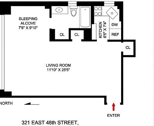 2nd image of 321 E 48th St APT 9C