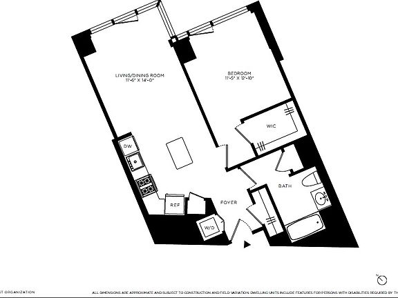 2nd image of 625 W 57th St APT 527