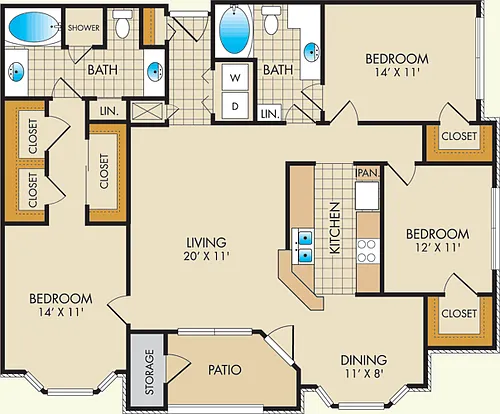 Floor plan G