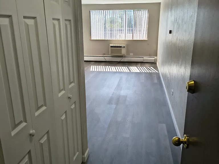 Another view of living room 
 with entry closet