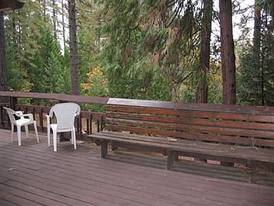 Large back overlooks private backyard
