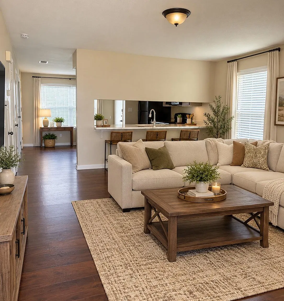 2 bed, 1.5 bath, 1107 sqft, $1,200 — Photo 3