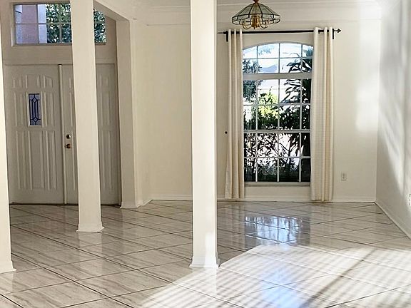 Front entrance and formal dining area