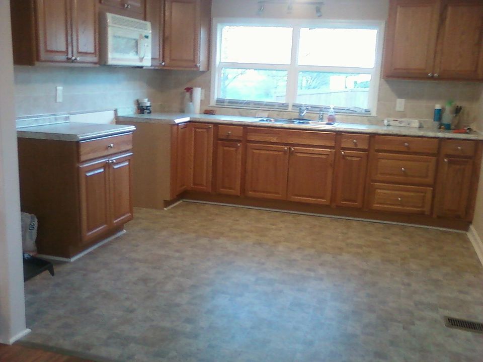 Brand new kitchen cabinets and countertops