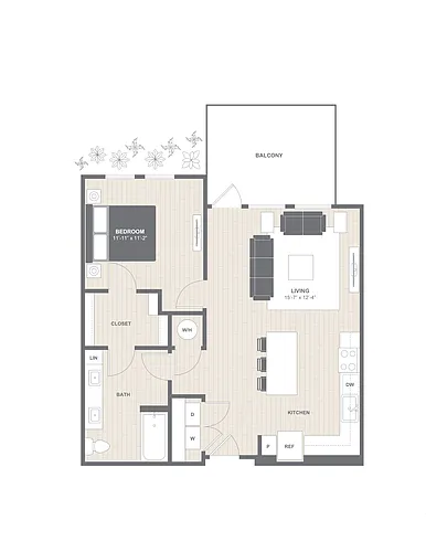Floor plan B2A