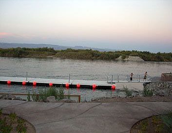Boat Dock with Launch Ramp
