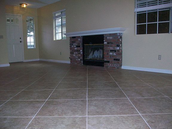 Dining room and fireplace