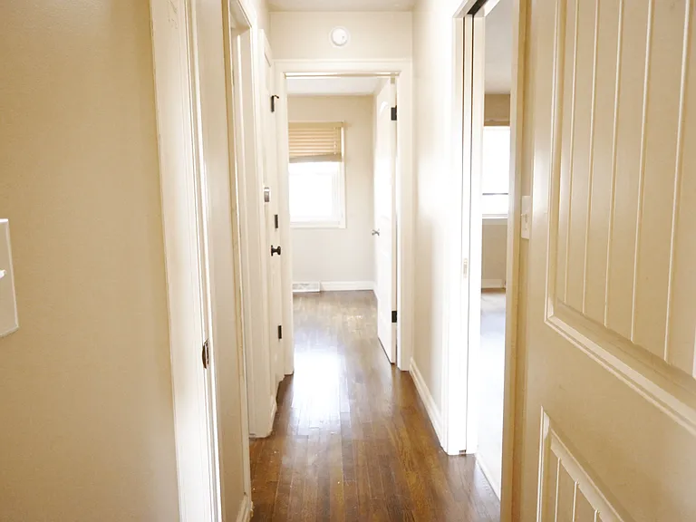 Hallway in a unit at Square 131 5-Plex.