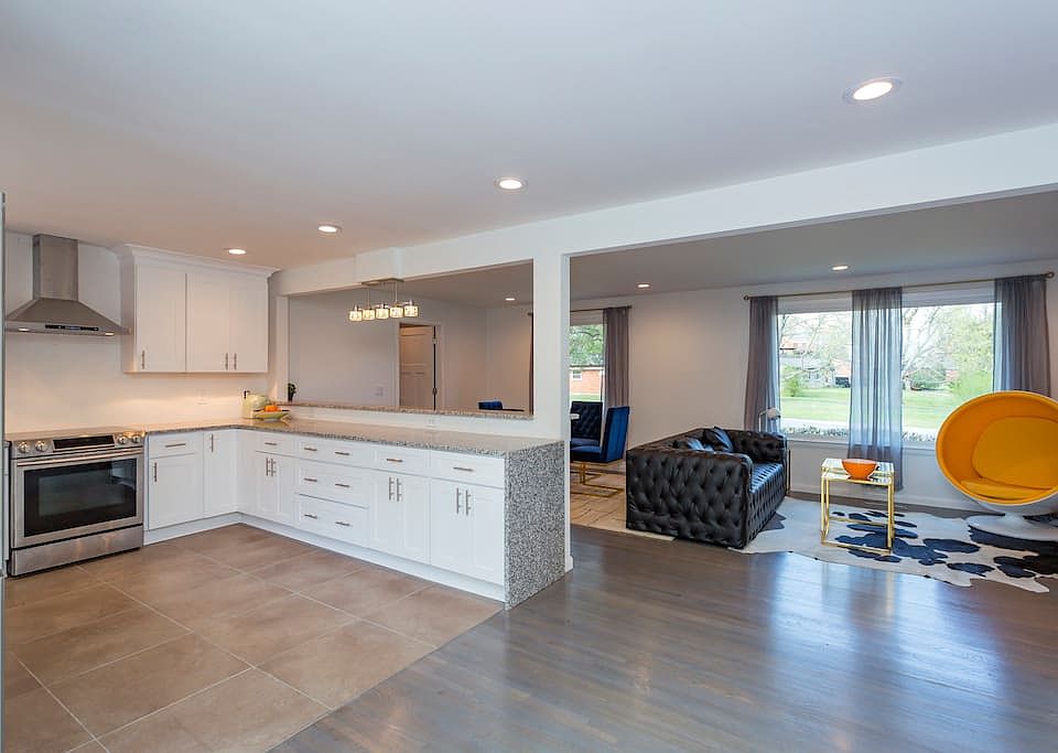 Expansive open floor plan