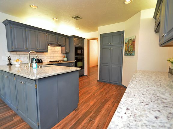 Pantry with pull-out shelves