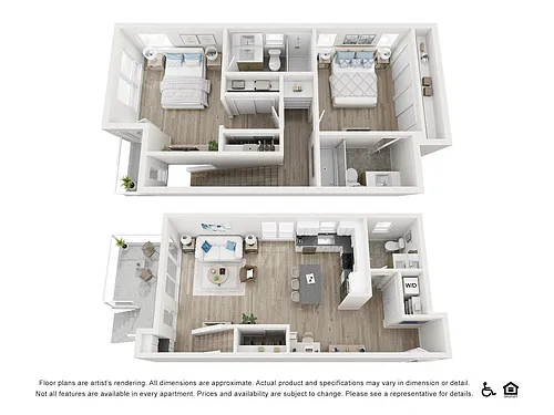 Floor plan LC-2x2TH