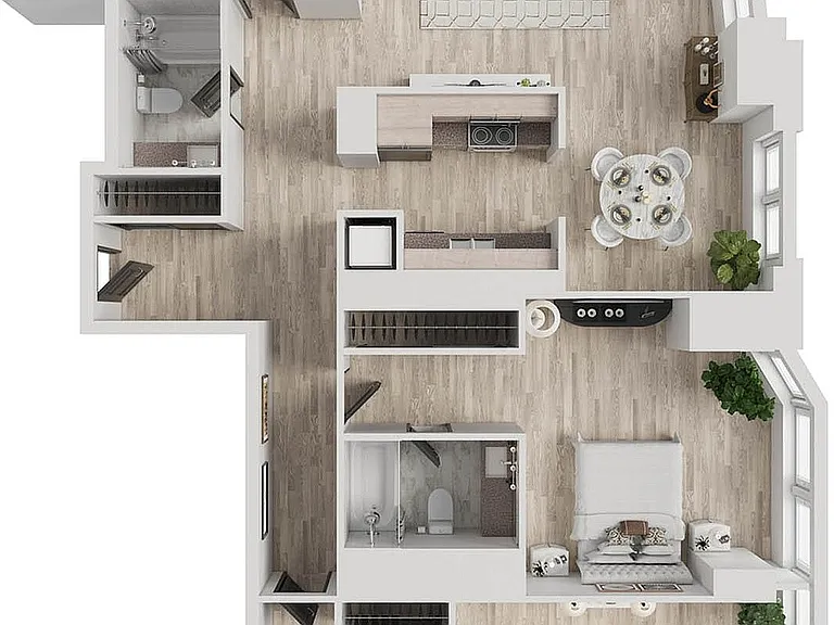 D1 | 3-Bedroom Floorplan D1 | 3-Bedroom Floorplan