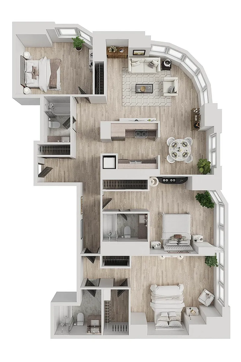 Floor plan 3G Lake View