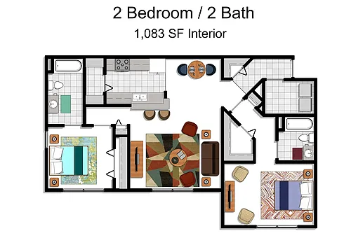 Floor plan 2X2