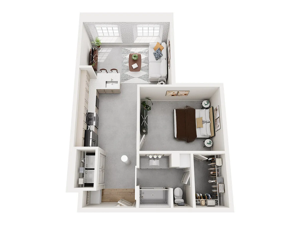 Floor plan 1B