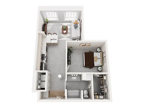 Floor plan 1B