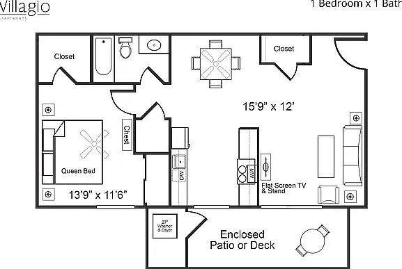 Villagio Furnished Apartments — Photo 14