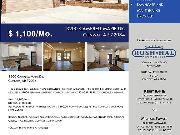 3200 Campbell Marie Drive, Unit 2,Conway, AR 72034