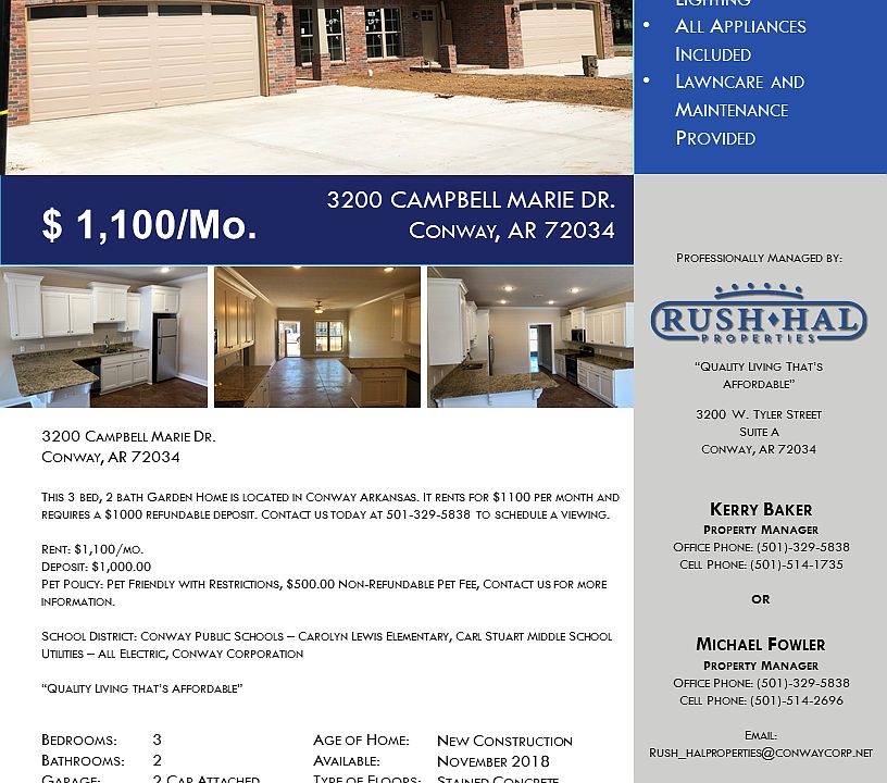 Rush Hal Garden Homes Conway Ar Fasci Garden