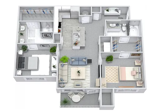Floor plan B3