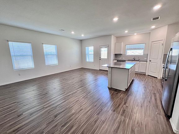 Open kitchen and dining