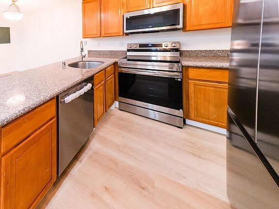Brand new kitchen with modern appliances
