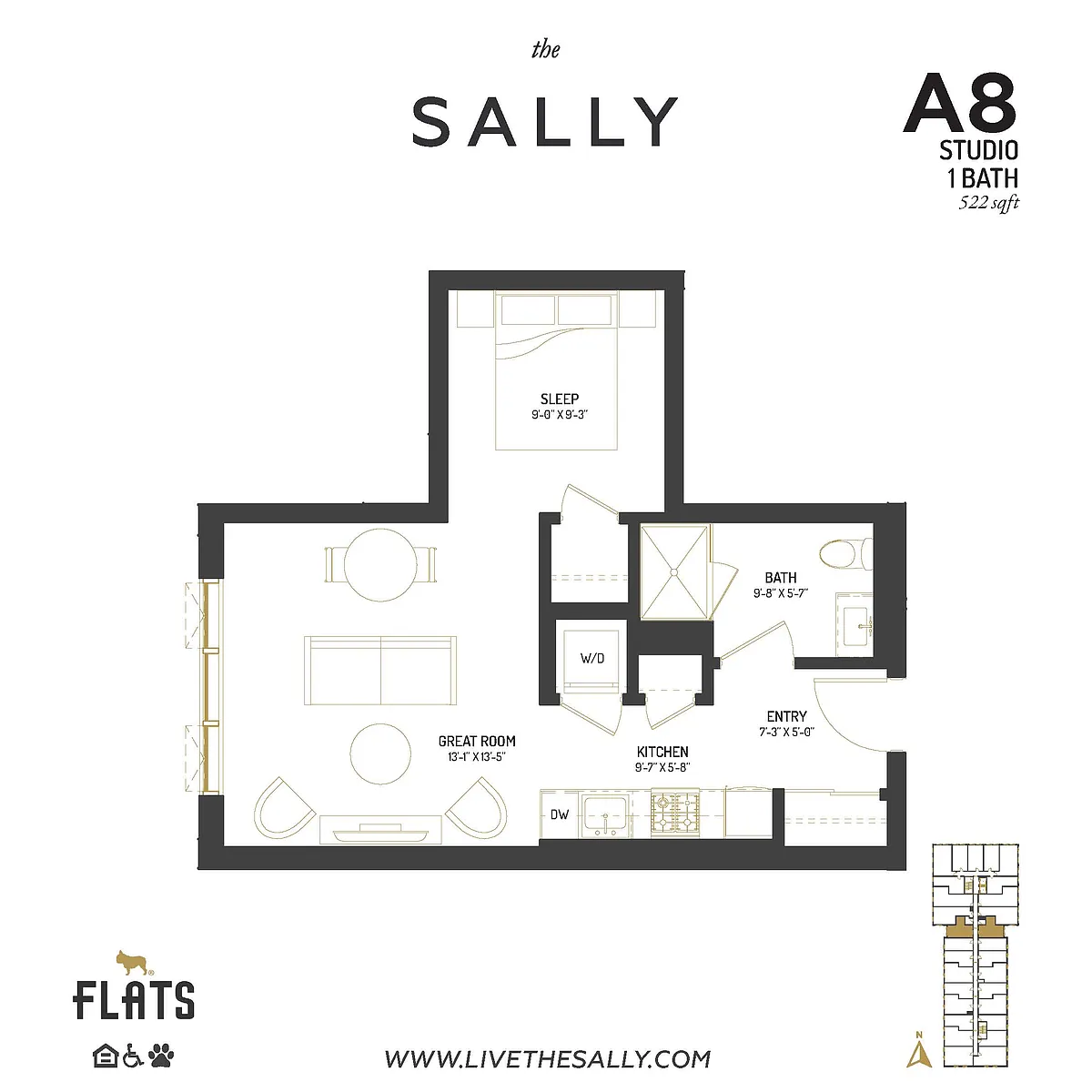 Floor plan A8
