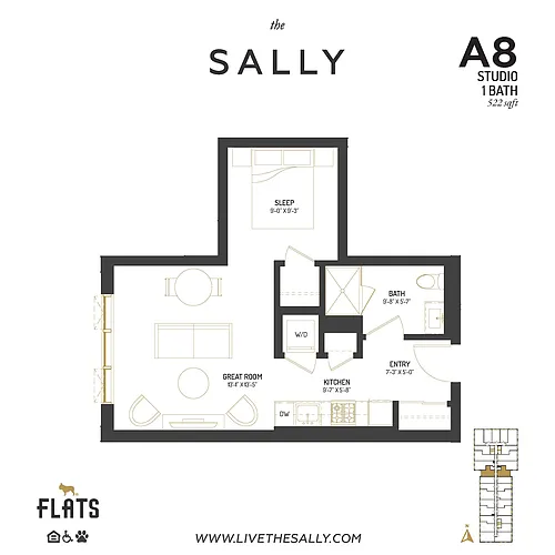 Floor plan A8