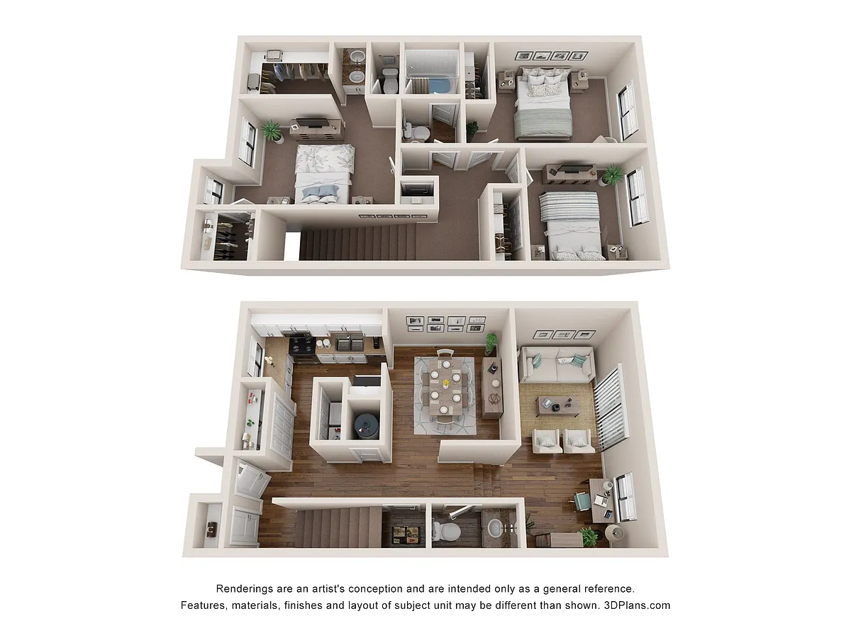 Floor plan C3 Townhome